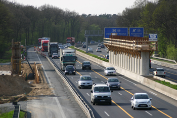 Grünbrücke Autobahn A 3 Köln Königsforst 105