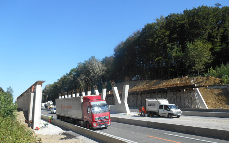 Grünbrücke Westautobahn bei Ybbs