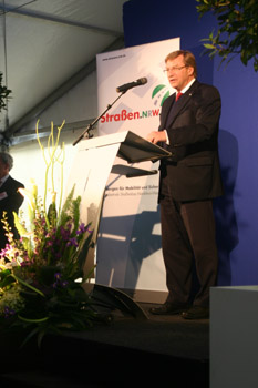 Harry K. Voigtsberger opening Freigabe der Autobahn A 61 n  A74 snelwegen Lückenschluß verbindingsweg Venlo 16