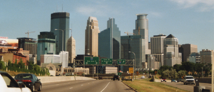 I-94 Interstate Highway Autobahn USA Minneapolis156-04