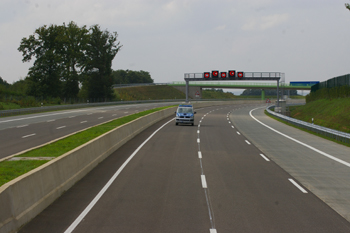 IMGP11Autobahn Köln - Aachen Düren Kerpen Autobahnneubau Verkehrsfreigabe Autobahnpolizei Straßen.NRW 63