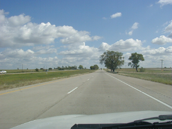 Interstate 40 in Texas USA Autobahn 15