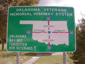 Interstate 40 in Texas USA Autobahn 21