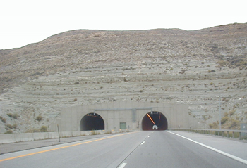 Interstate 80 in Utah USA Autobahn Green River Tunnelportal 66