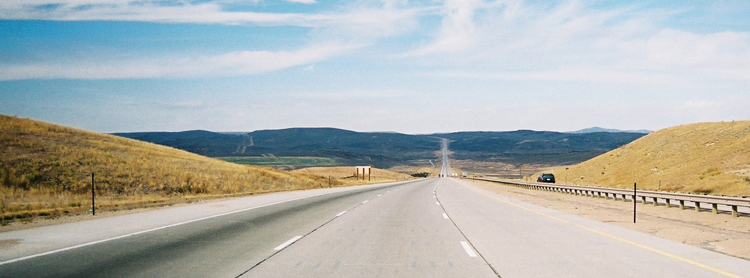 Interstate I-80 Lincoln Highway USA Autobahn Amerika F23