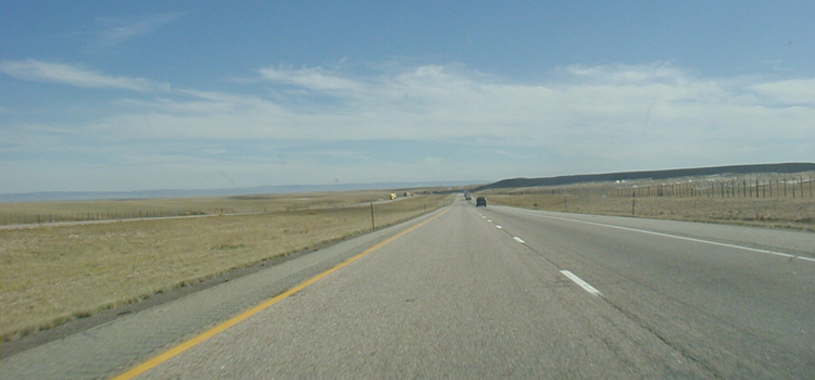 Interstate I-80 Lincoln Highway USA Autobahn Amerika Wyoming 88