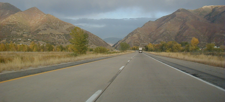 Interstate I-84 Autobahn Amerika 22 Weber Canyon