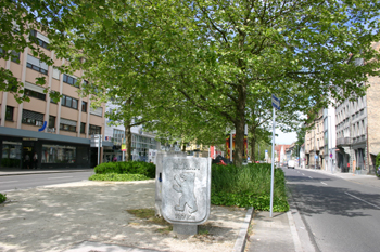 Kilometerstein Berliner B�r Konstanz 