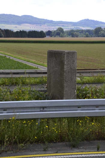 Kilometerstein Berliner Bär Meilenstein Autobahn A7 Northeim Schlochau Leine Rhume 07