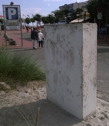 Kilometerstein Berliner B�r Meilenstein B�renstein Gr�mitz 2017 b