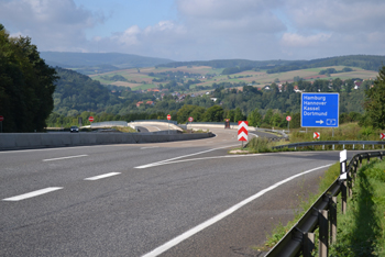 Kirchheimer Dreieck  Autobahn A4 A7 24
