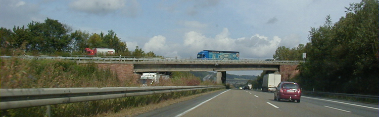 Kirchheimer Dreieck  Autobahn A 4 Autobahn A7 27