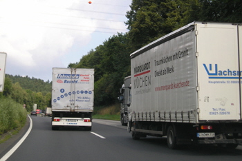 Kirchheimer Dreieck  Autobahn A 4 Autobahn A 7 25