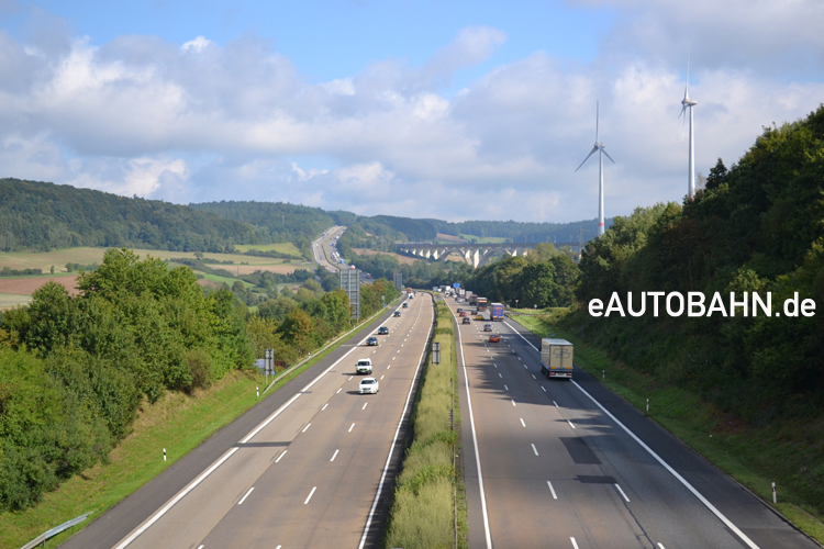 Kirchheimer Dreieck  Autobahn A 4 Autobahn A 7 47 Kopie