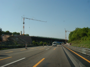 Kirchheimer Dreieck  Autobahn A 4 Autobahn A 7 48