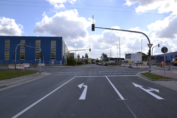 Kreisstraße K37n Kaarst Ohrenbrücke Verkehrsfreigabe 03