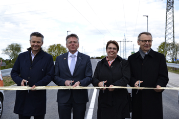 Kreisstraße K37n Kaarst Ohrenbrücke Verkehrsfreigabe 107