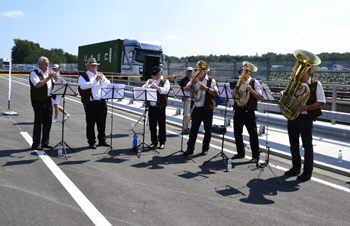 Lautertalbrücke Autobahnbrücke Kaiserslautern Verkehrsfreigabe 06