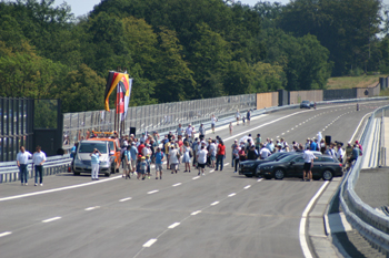 Lautertalbrücke Autobahnbrücke Kaiserslautern Verkehrsfreigabe 51