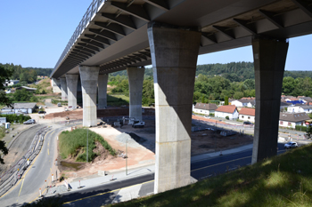 Lautertalbrücke Autobahnbrücke Kaiserslautern Verkehrsfreigabe 70