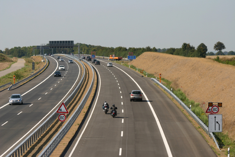 Neue Autobahn A44n alte A61 Verkehrsumlegung Autobahnkreuz Wanlo Holz Jackerath Autobahndreieck Verkehrssicherung- 11