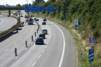 Neue Autobahn A44n alte A61 Verkehrsumlegung Autobahnkreuz Wanlo Holz Jackerath Autobahndreieck Verkehrssicherung- 59