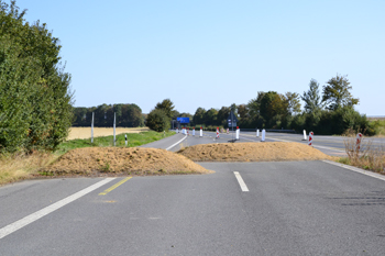 Neue Autobahn A44n alte A61 Verkehrsumlegung Autobahnkreuz Wanlo Holz Jackerath Autobahndreieck Verkehrssicherung 07