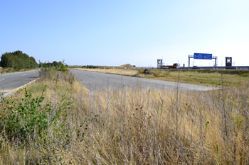 Neue Autobahn A44n alte A61 Verkehrsumlegung Autobahnkreuz Wanlo Holz Jackerath Autobahndreieck Verkehrssicherung 22