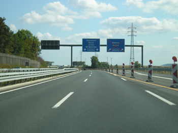 Neue Autobahn A44n alte A61 Verkehrsumlegung Autobahnkreuz Wanlo Holz Jackerath Autobahndreieck Verkehrssicherung 967