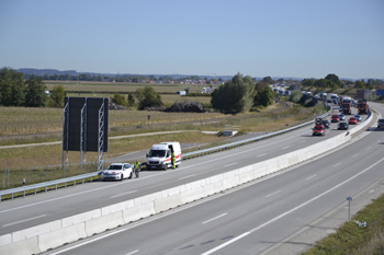 Neue Autobahn A94 Eröffnung erste Fahrzeuge Inbetriebnahme Verkehrsfreigabe Erstbefahrer Heldenstein 20