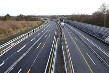 Neue Autobahn A 30 Bad Oeynhausen Nordumfahrung Rehme Dehme Eidinghausen 105