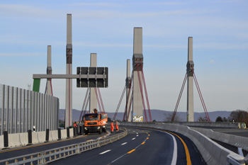 Neue Autobahn A 30 Bad Oeynhausen Nordumfahrung Werrebrücke 087