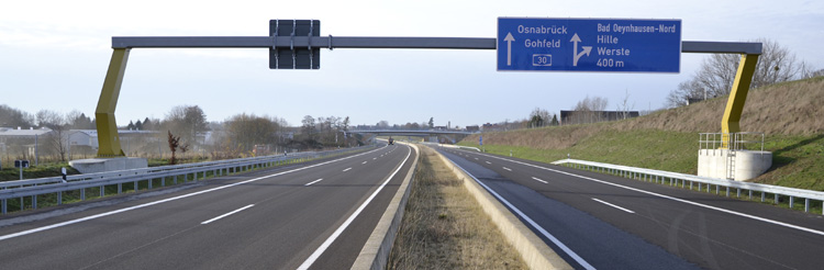 Neue Bundesautobahn  A30 Nordumfahrung Bad Oeynhausen 024