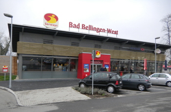 Raststätte Bad Bellingen West Autobahn A5 1