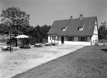 Reichsautobahn Raststätte Impferloch Drackensteiner Hang Terasse