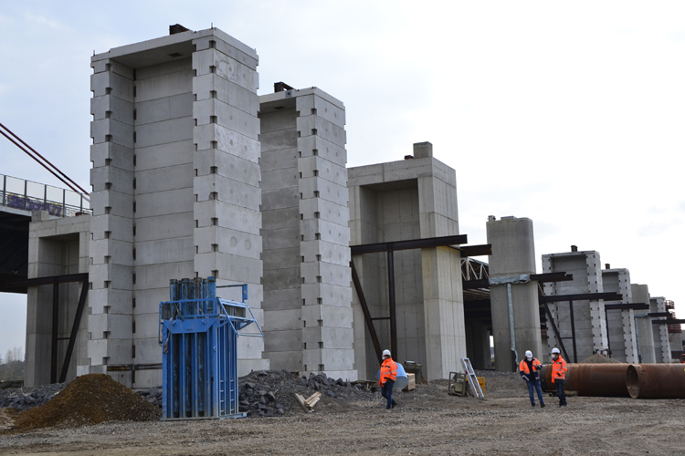 Rheinbrücke Autobahn A1 Leverkusen Köln Brückenneubau 38