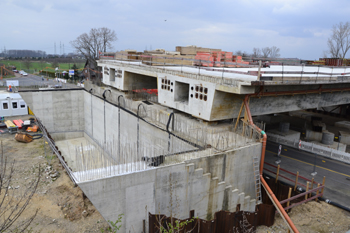 Rheinbrücke Autobahn A1 Leverkusen Köln Brückenneubau 63