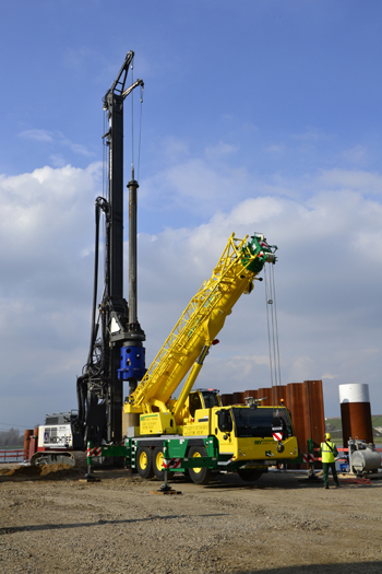 Rheinbrücke Autobahn A1 Leverkusen Köln Brückenneubau 79