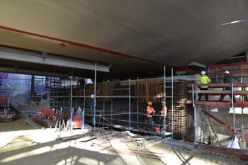 Rheinbrücke Neuenkamp Duisburg Autobahnbrücke Neubau Ruhrschnellweg A40 längste Schrägselbrücke 10