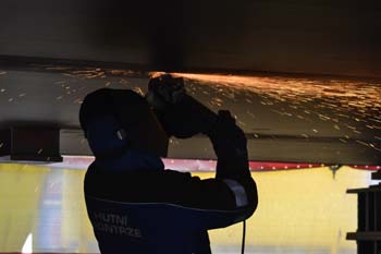 Rheinbrücke Neuenkamp Duisburg Autobahnbrücke Neubau Ruhrschnellweg A40 längste Schrägselbrücke 28