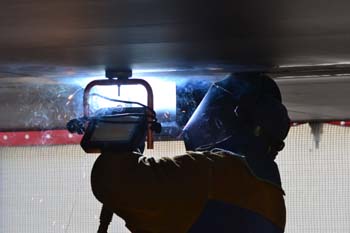 Rheinbrücke Neuenkamp Duisburg Autobahnbrücke Neubau Ruhrschnellweg A40 längste Schrägselbrücke 30