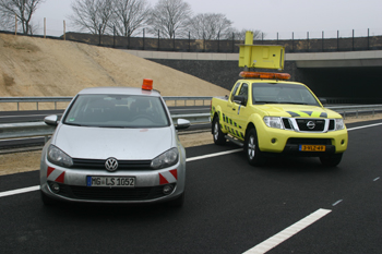 Rijkswaterstaat opening Freigabe der Autobahn A 61 n  A74 snelwegen Lückenschluß verbindingsweg Venlo Straßen.NRW 36