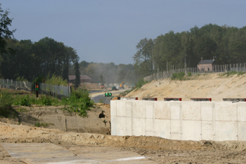 Rijksweg A74 autosnelweg Autobaan Ecoduct Venlo Tegelen  Rijkswaterstaat Duravermeer Grünbrücke 37