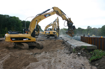 Rckbau Autobahnbrcke 4052