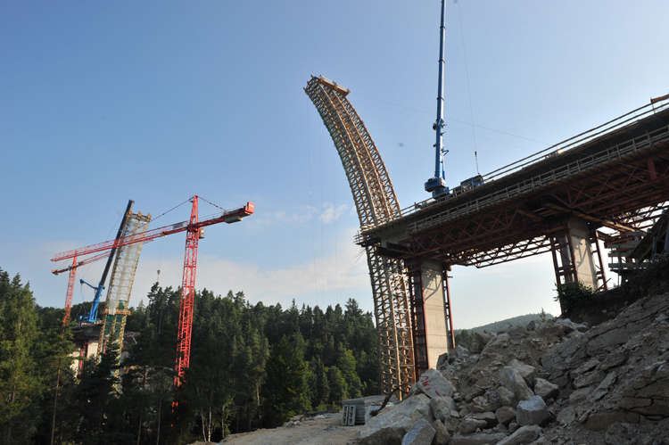 S 10 Mühlvierteler Schnellstraße Freistadt 3 Feldaisttalbrücke