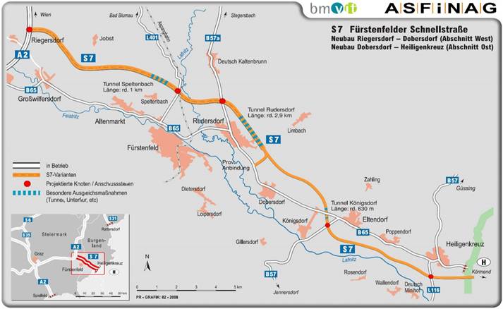 S 7 Frstenfelder Schnellstrae ASFINAG sterreich 01