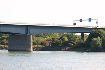 Schiersteiner Brcke Wiesbaden - Mainz A643 Autobahn Rheinbrcke 17