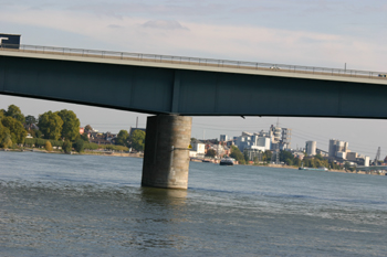 Schiersteiner Brücke Wiesbaden - Mainz A643 Autobahn Rheinbrücke 19