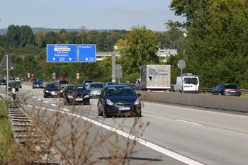 Schiersteiner Brcke Wiesbaden - Mainz A643 Autobahn Rheinbrcke 93