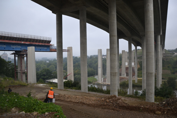 Sprengung Brückenpfeiler Lahntal Autobahnbrücke Limburg Sprengmeister 31